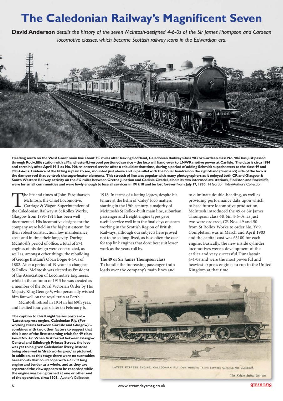 Steam Days Preview Pages