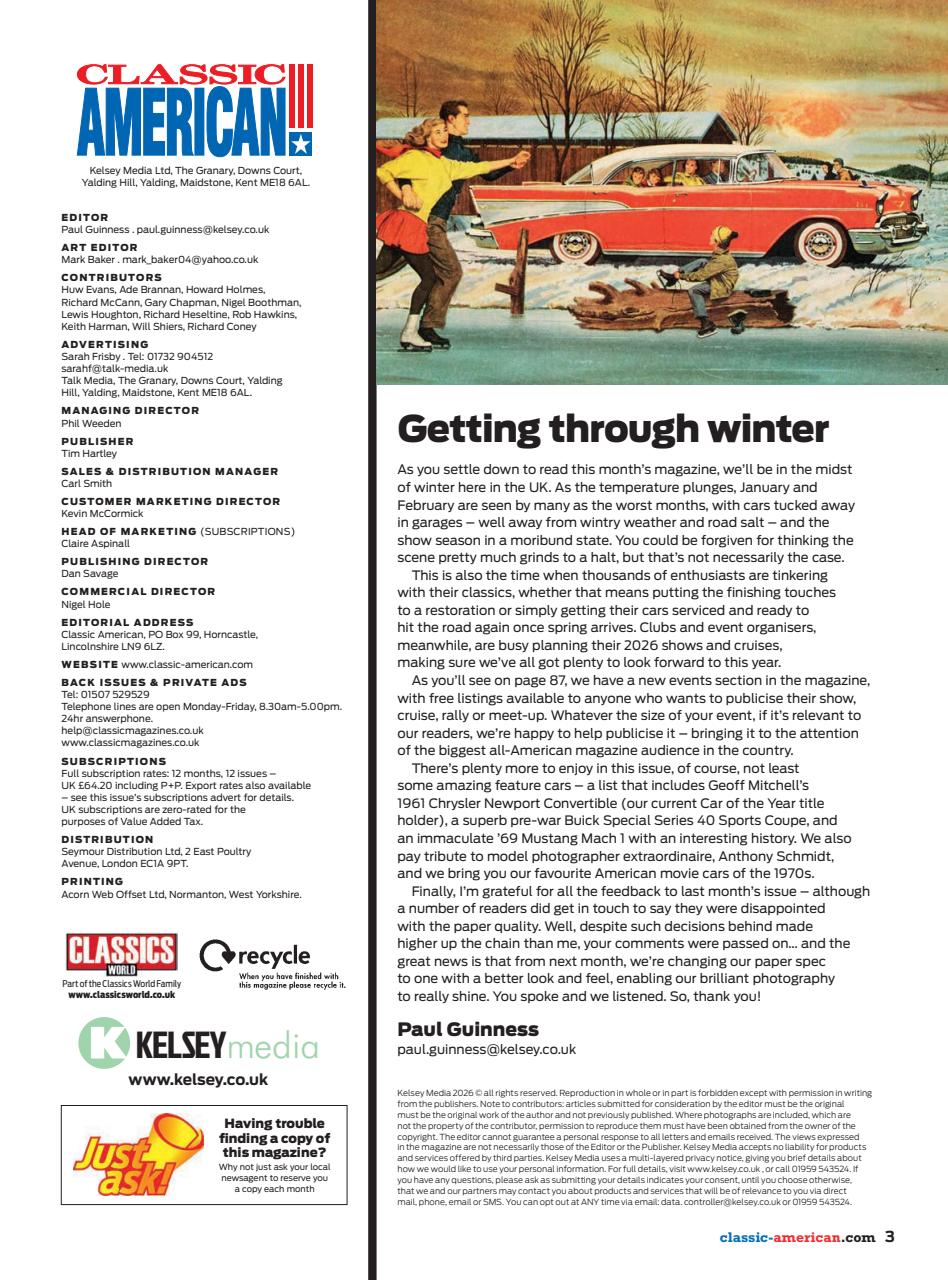 Classic American Magazine Preview Pages