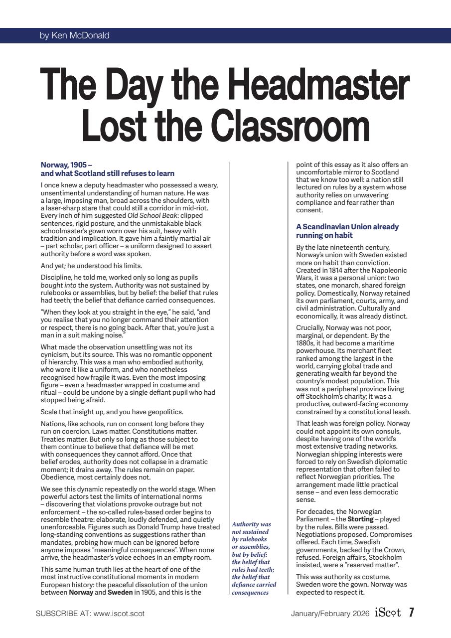 iScot Magazine Preview Pages