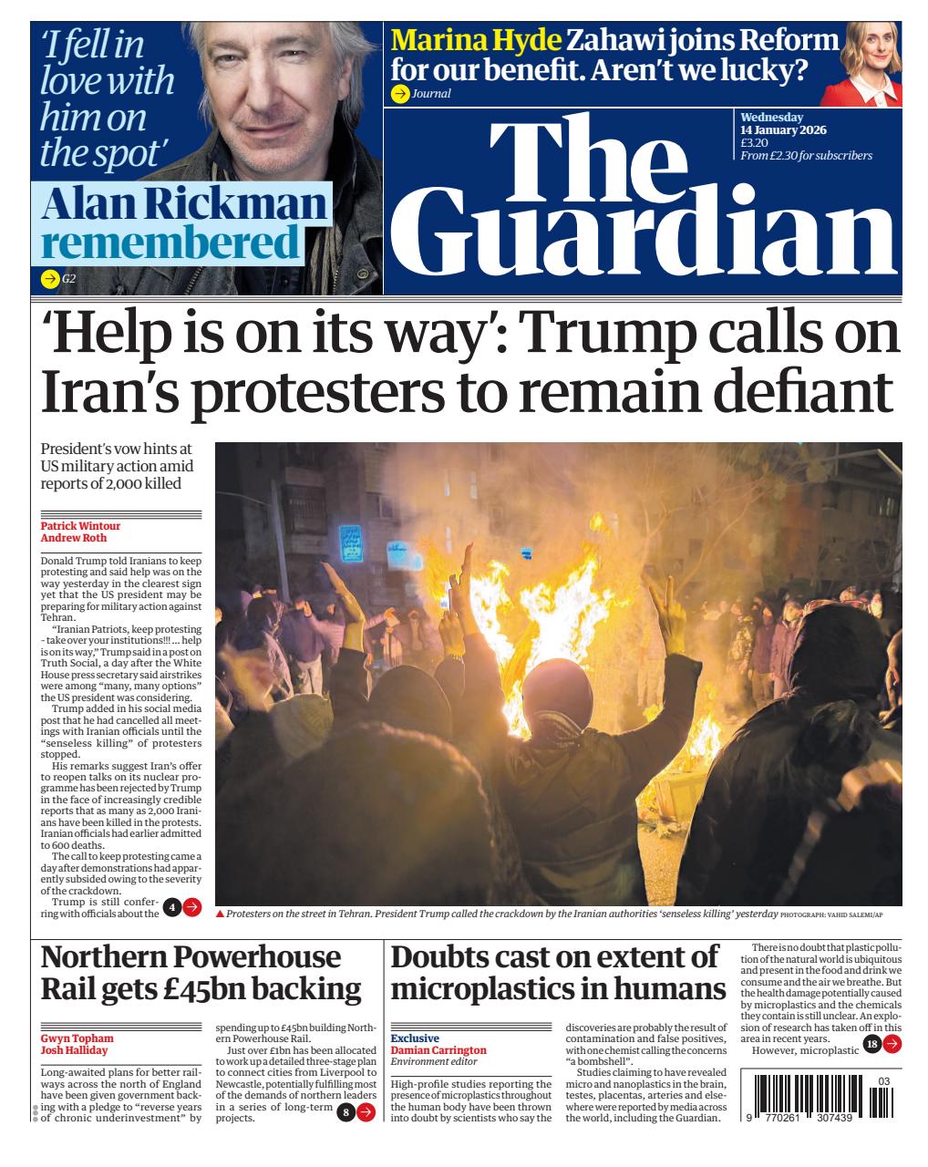 The Guardian Newspaper Preview Pages