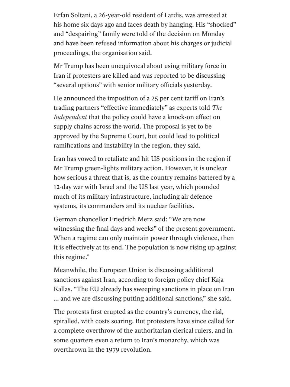 The Independent Daily Edition Newspaper Preview Pages