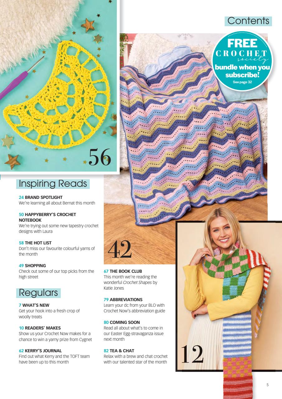 Crochet Now Magazine Preview Pages