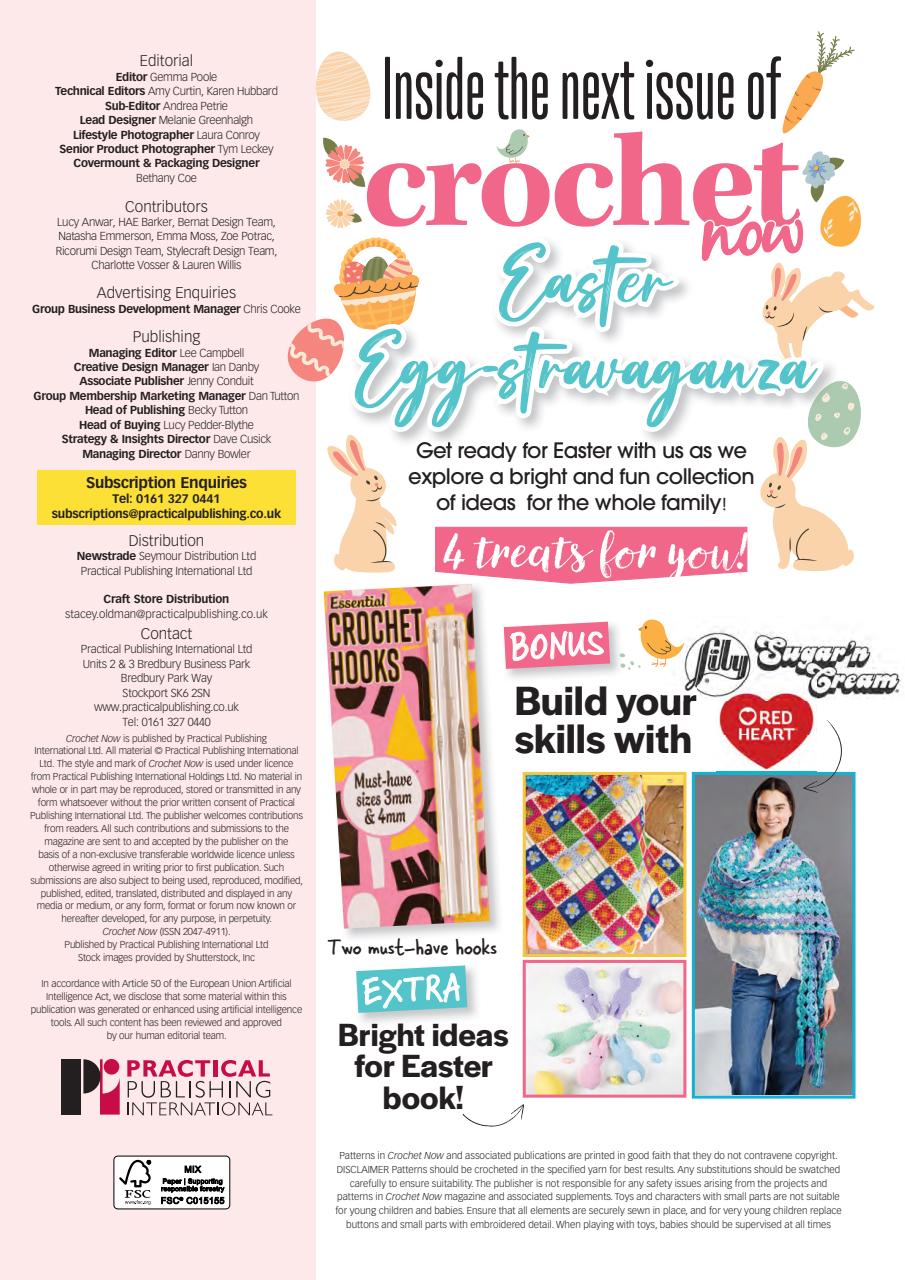 Crochet Now Magazine Preview Pages