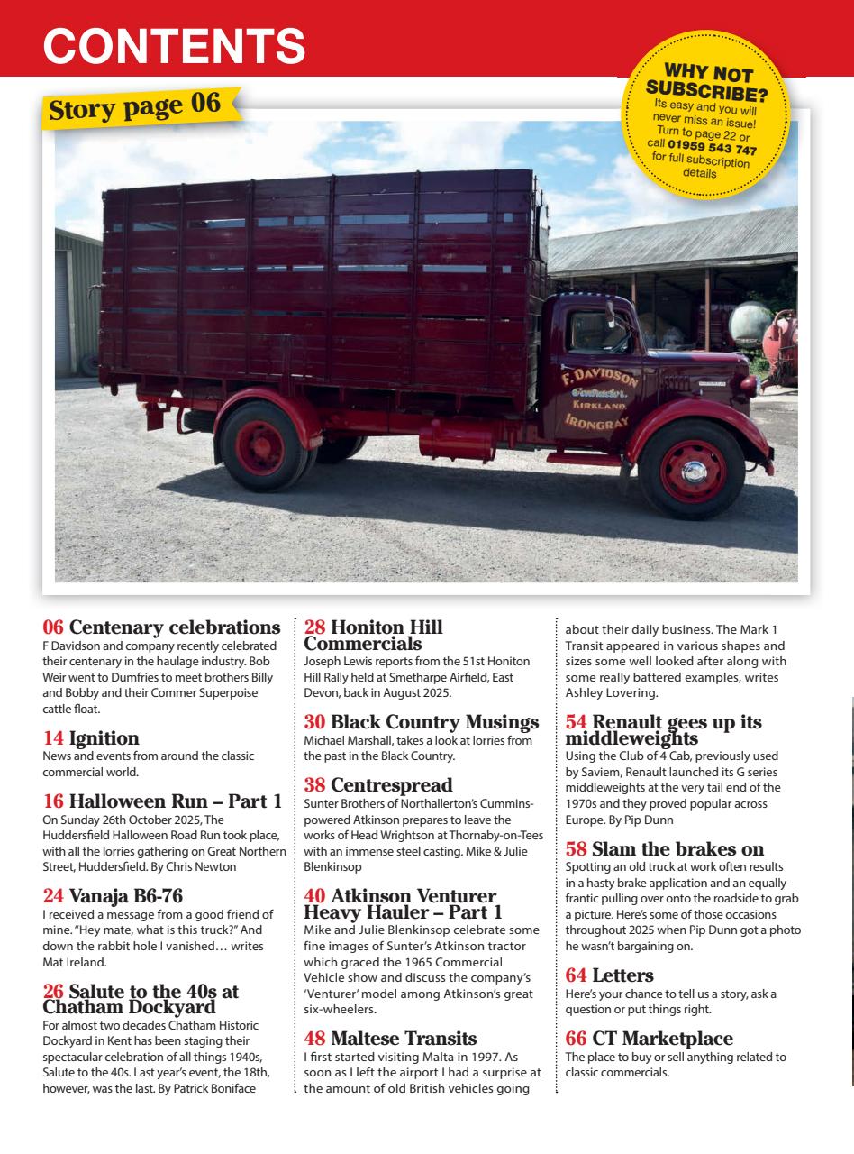 Classic Truck Preview Pages