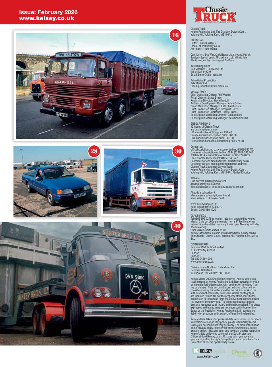 Classic Truck Preview Pages