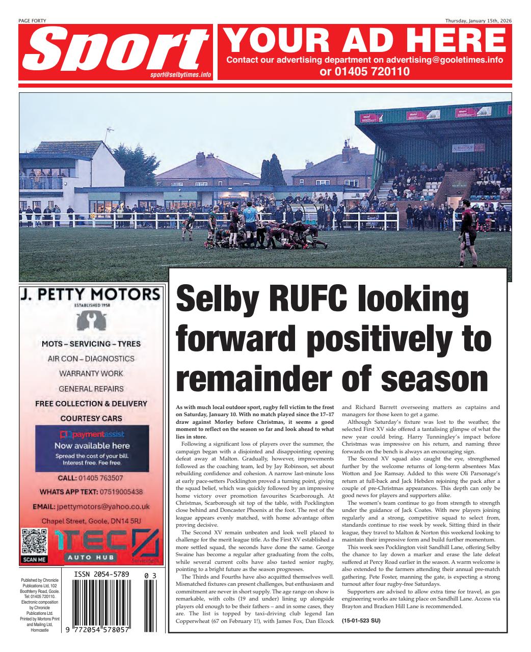 Selby Times Preview Pages