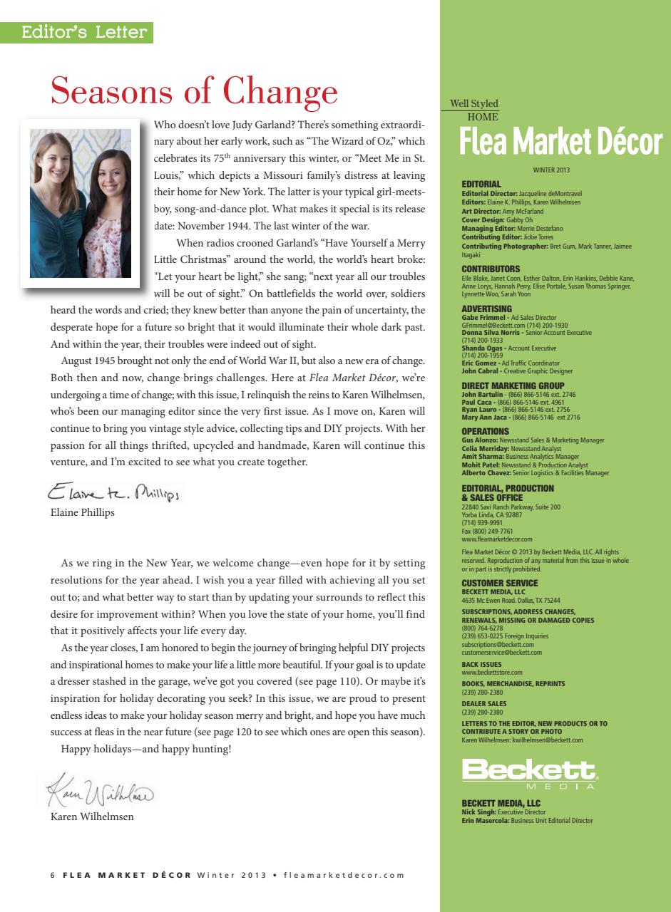 Flea Market Decor Preview Pages