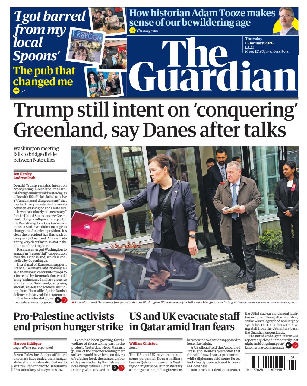 The Guardian Newspaper Preview Pages