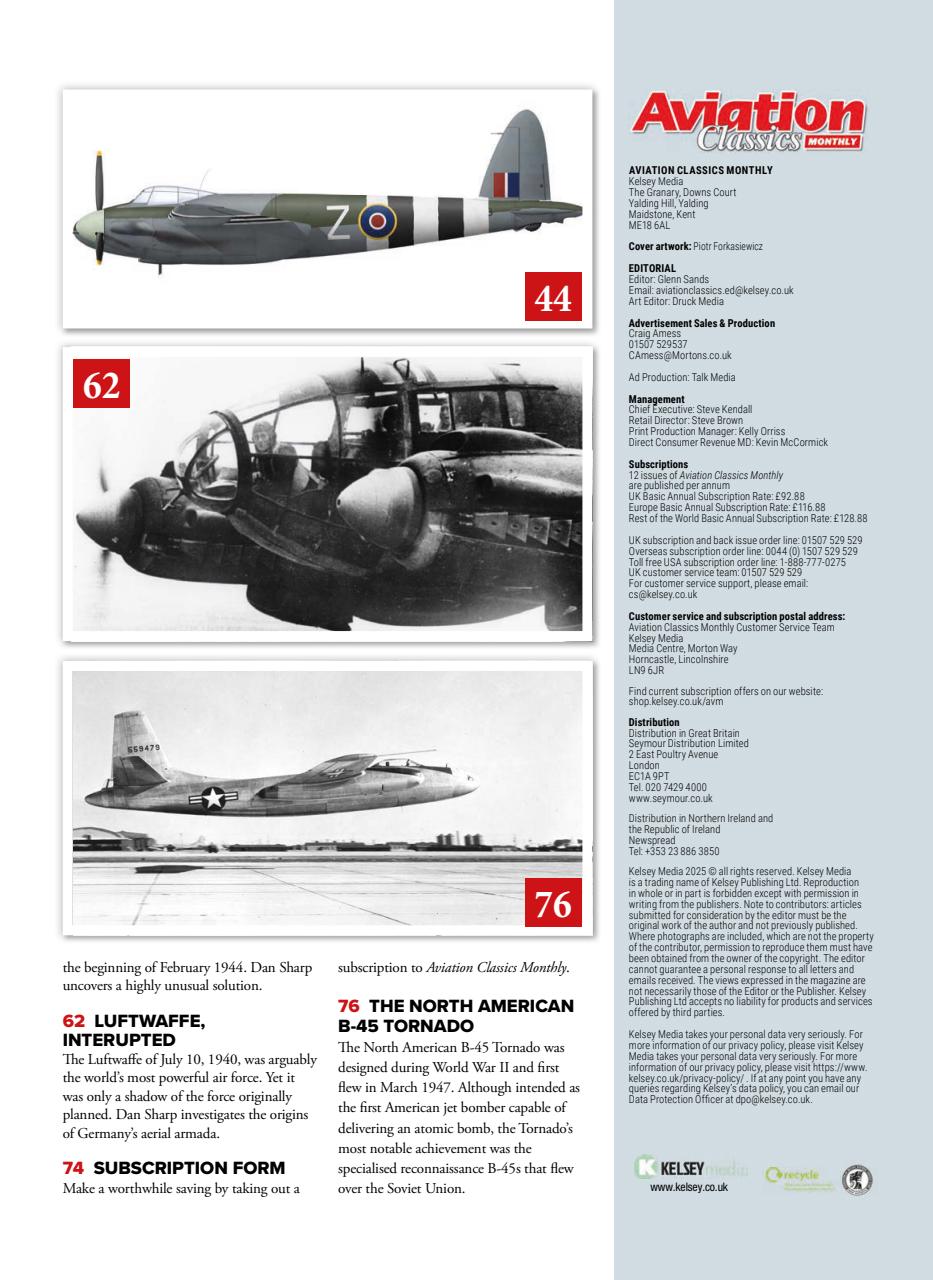 Aviation Classics Monthly Preview Pages
