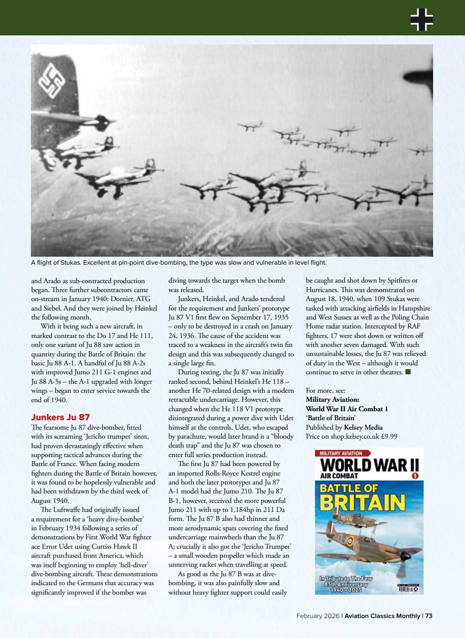 Aviation Classics Monthly Preview Pages