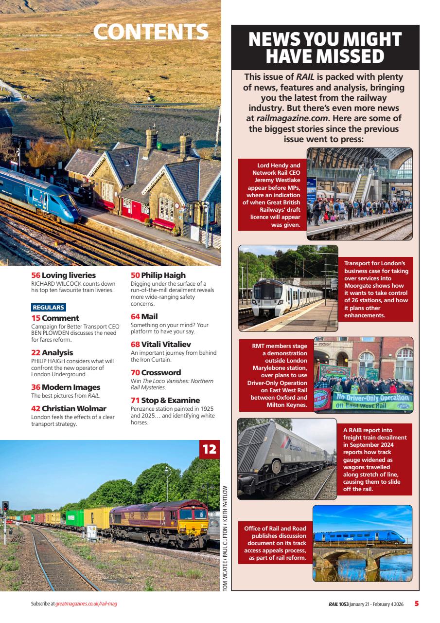 Rail Preview Pages