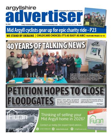 Argyllshire Advertiser issue Friday, January 16, 2026