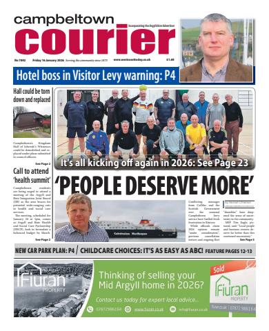 Campbeltown Courier issue Friday, January 16, 2026