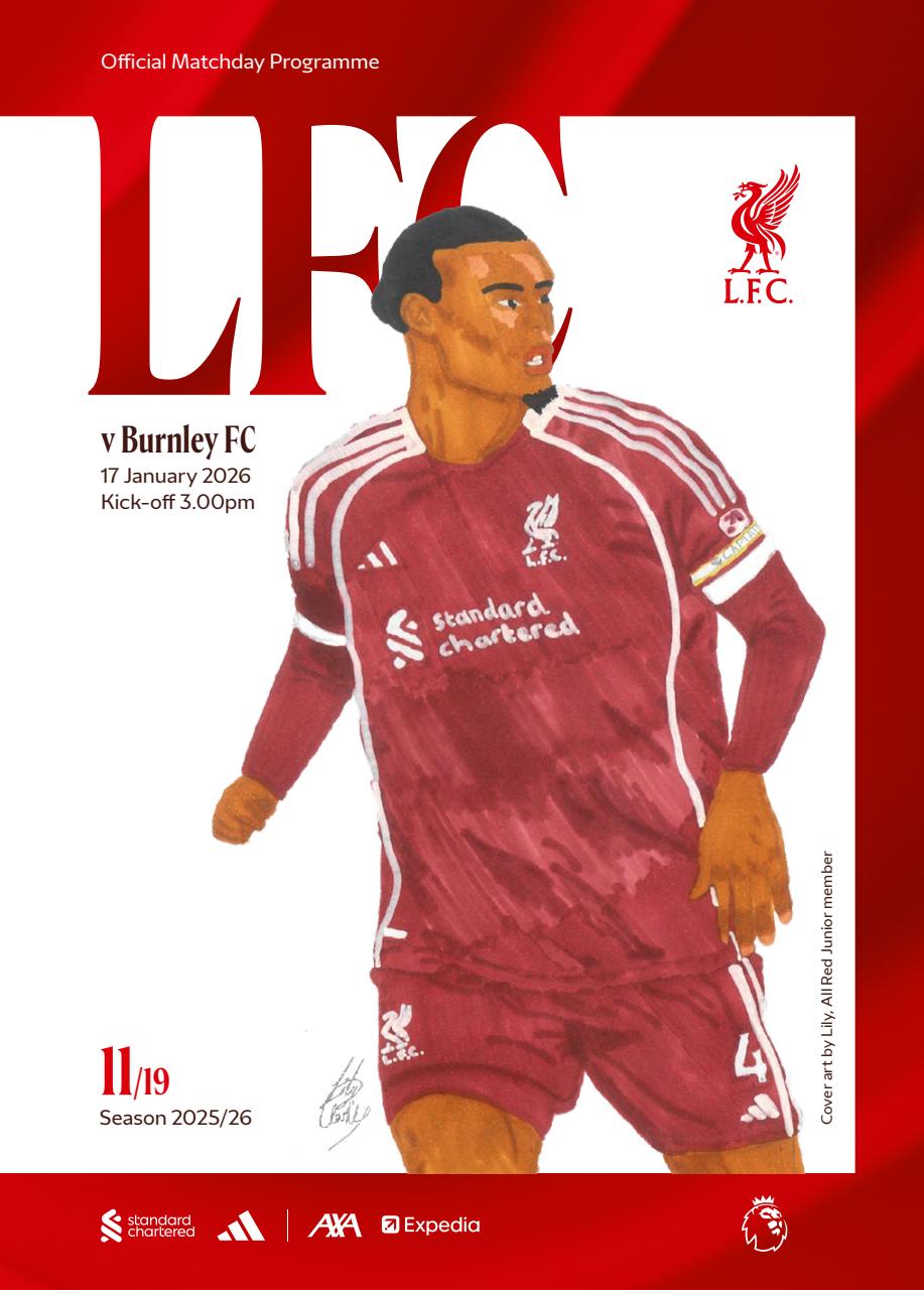 Liverpool FC Programmes Preview Pages