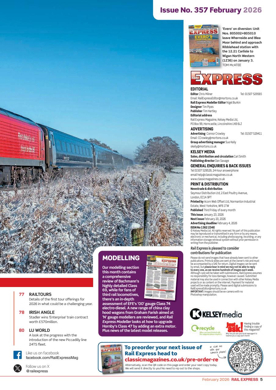 Rail Express Preview Pages