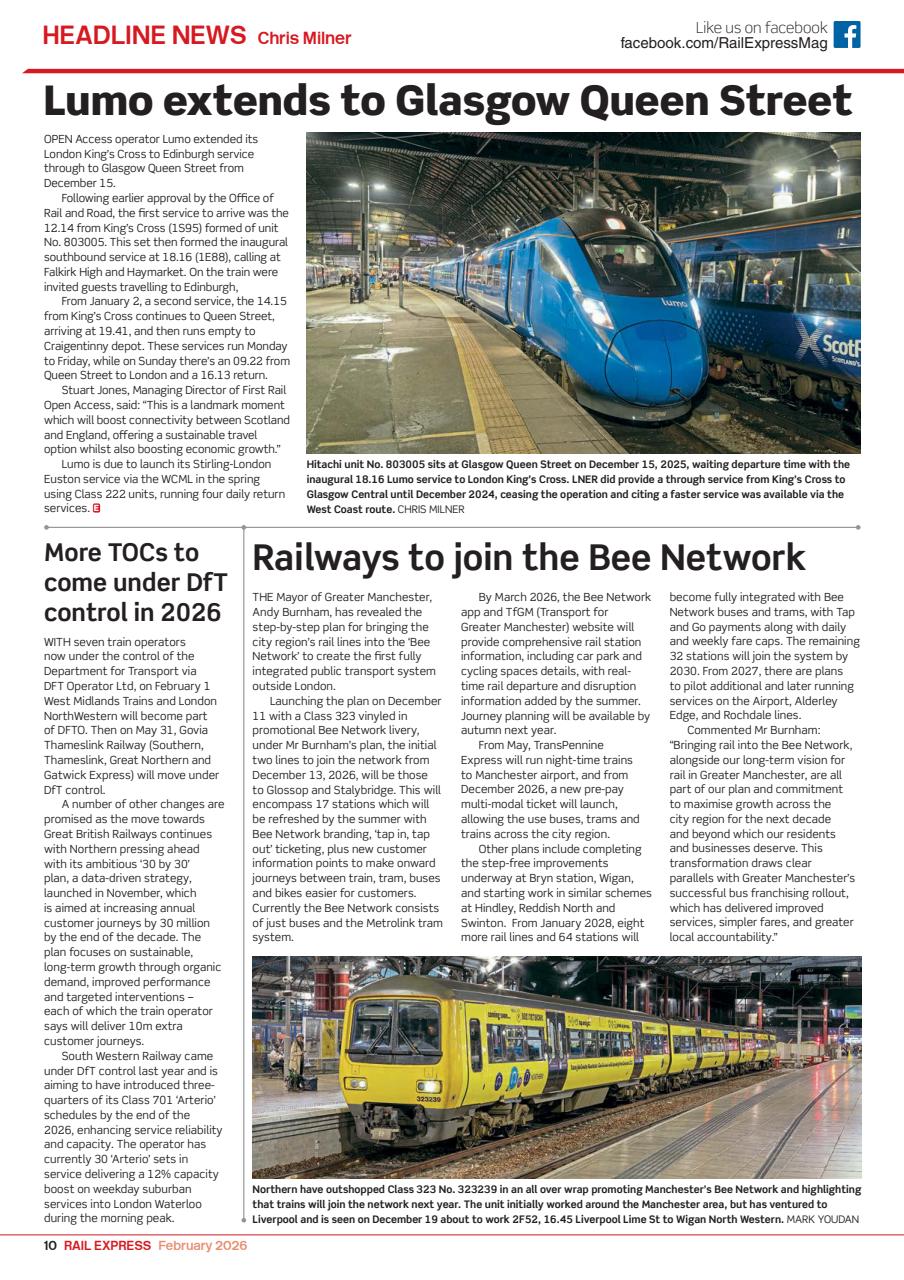 Rail Express Preview Pages