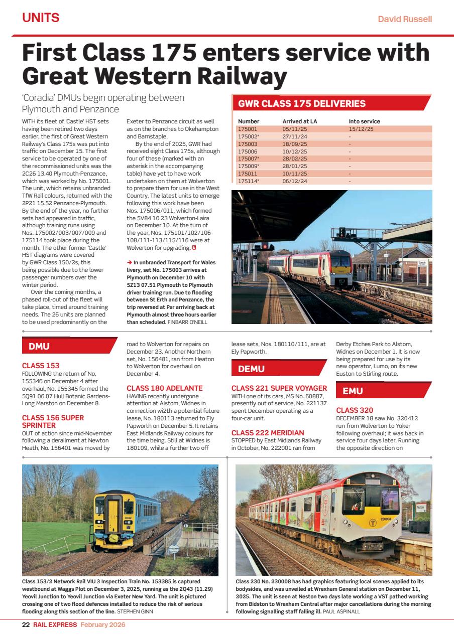 Rail Express Preview Pages