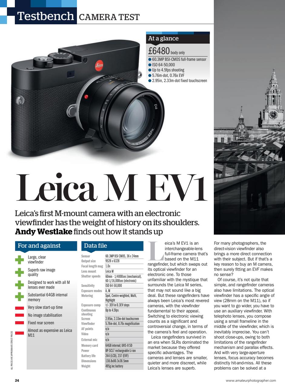 Amateur Photographer Preview Pages