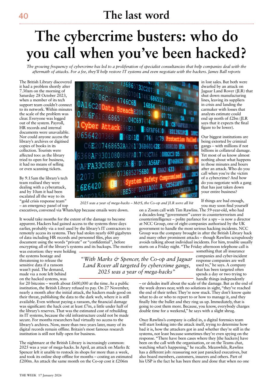 The Week Preview Pages