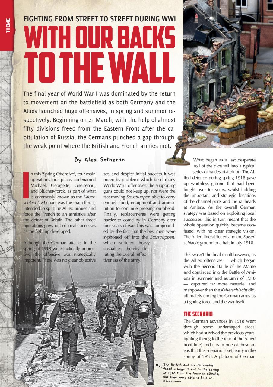 Wargames, Soldiers & Strategy Preview Pages
