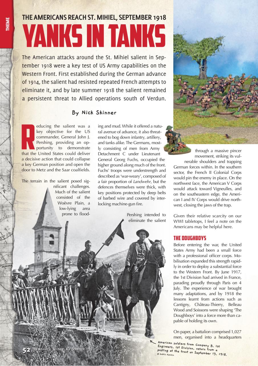 Wargames, Soldiers & Strategy Preview Pages