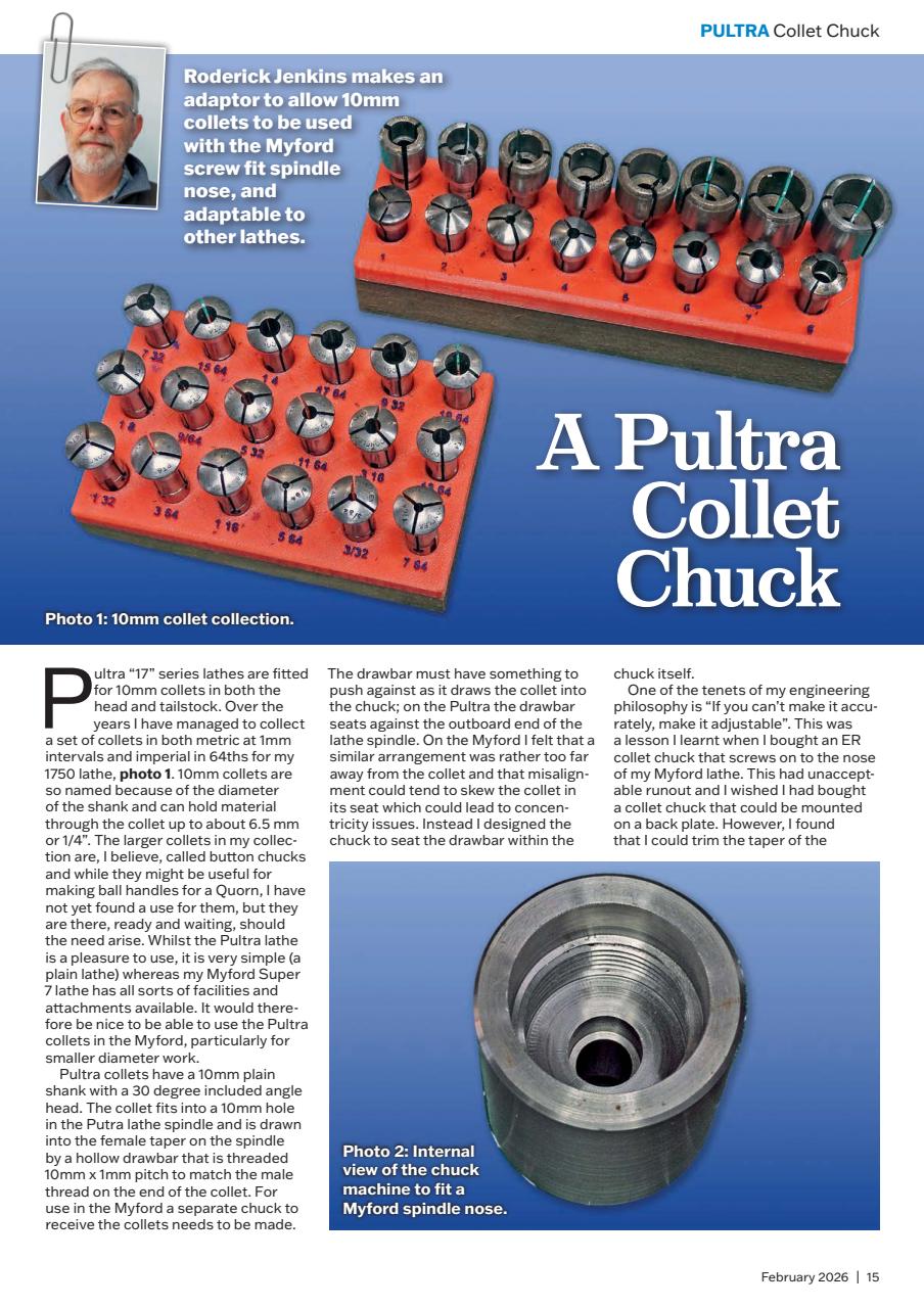 Model Engineer & Workshop Magazine Preview Pages
