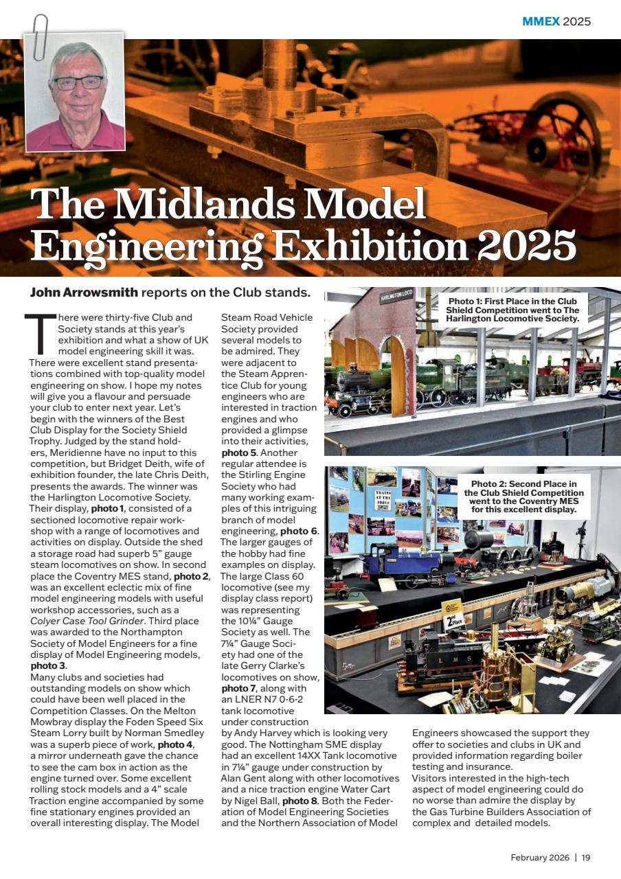 Model Engineer & Workshop Magazine Preview Pages