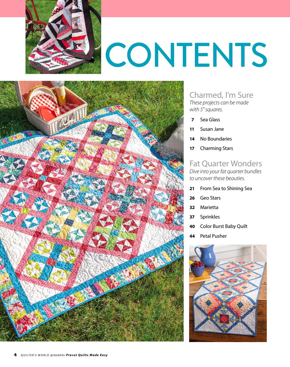 Quilter's World Preview Pages