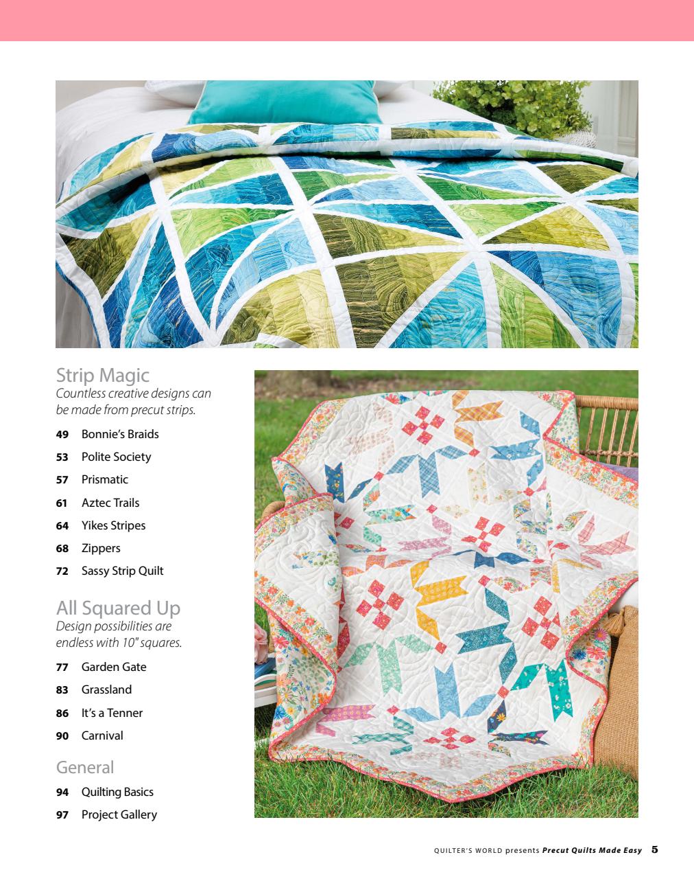 Quilter's World Preview Pages