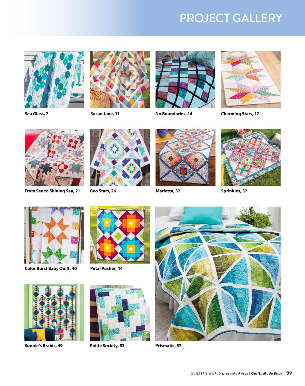 Quilter's World Preview Pages