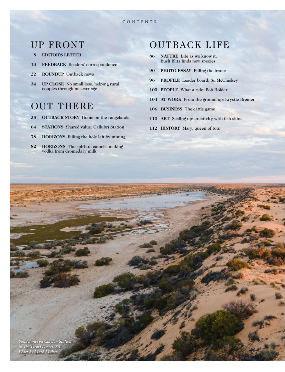 OUTBACK Magazine Preview Pages