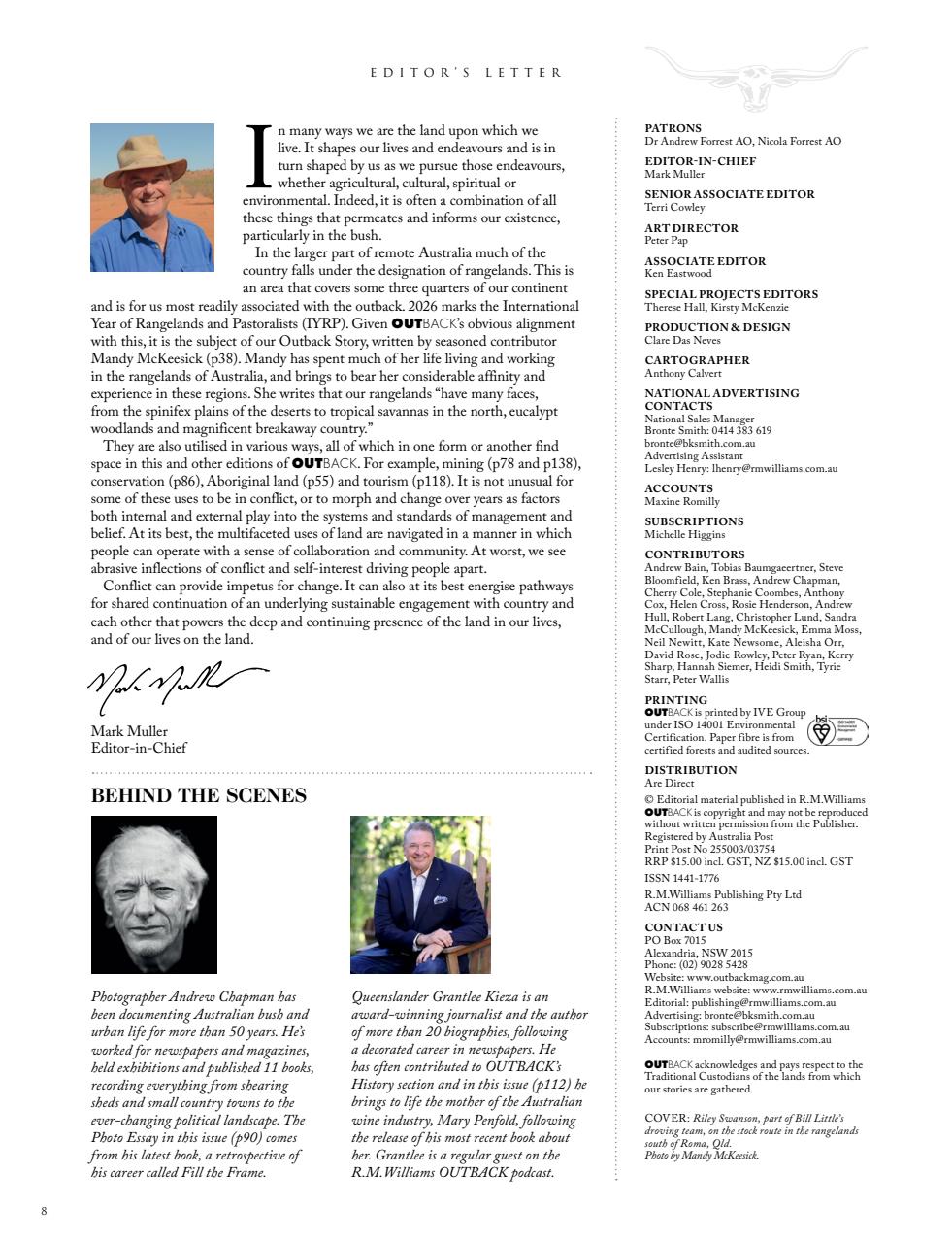 OUTBACK Magazine Preview Pages