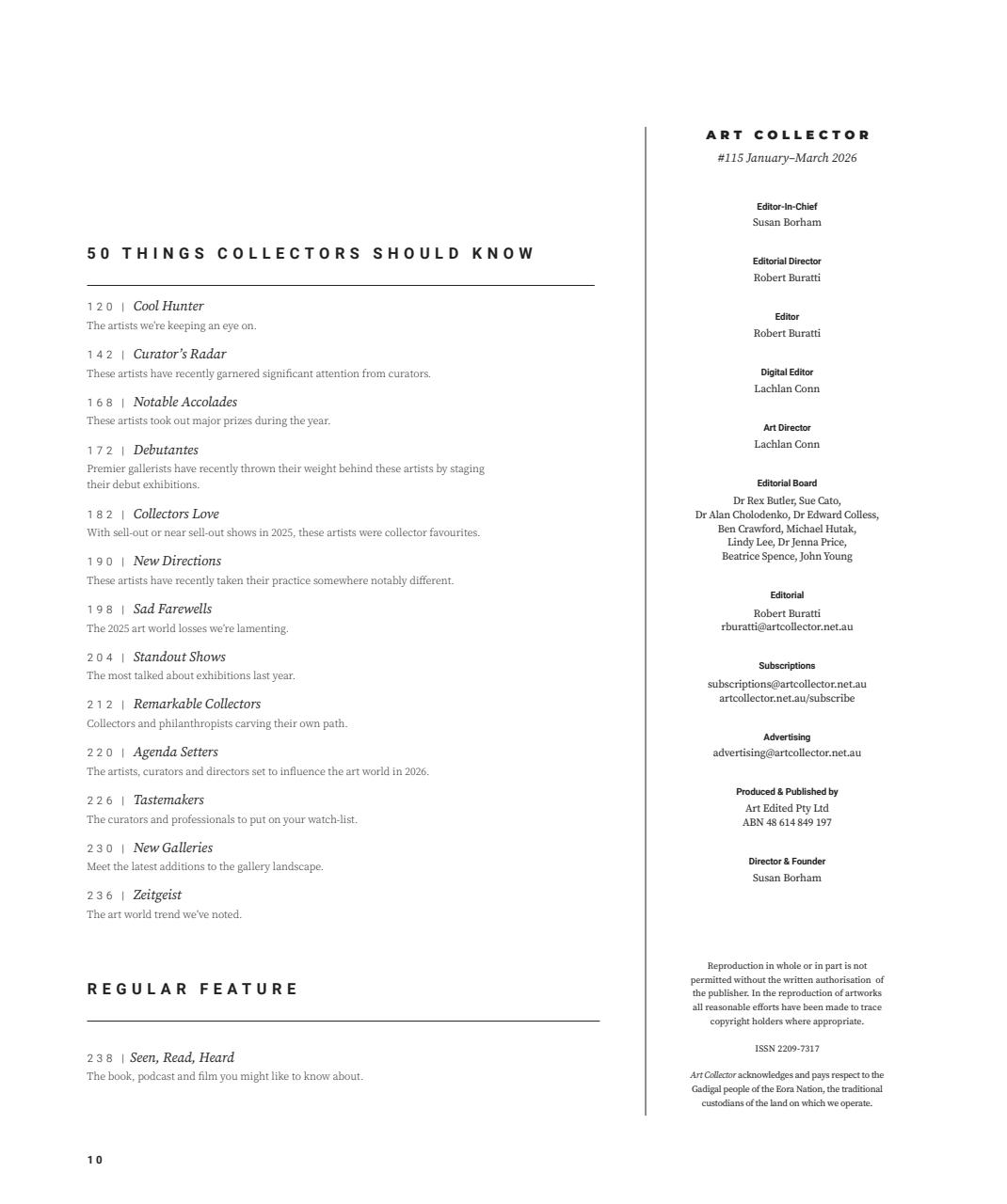 Art Collector Preview Pages