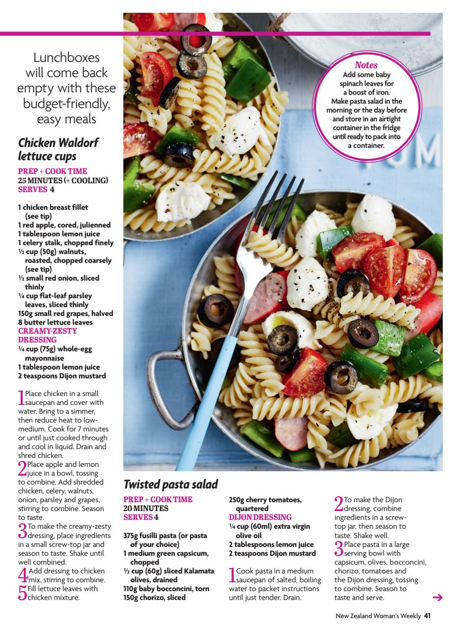 NZ Woman's Weekly Preview Pages