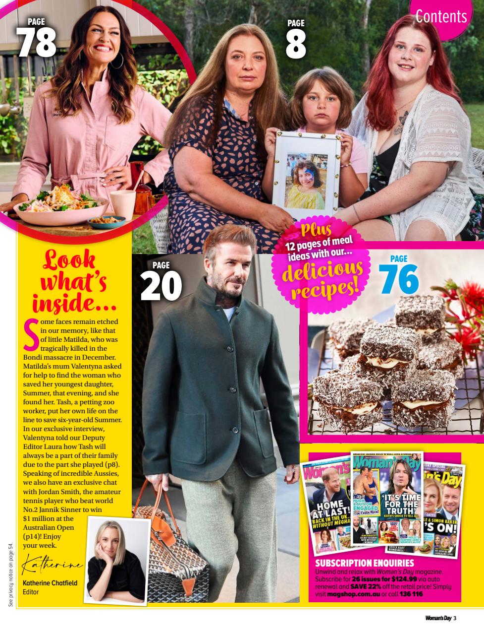 Woman's Day Australia Preview Pages