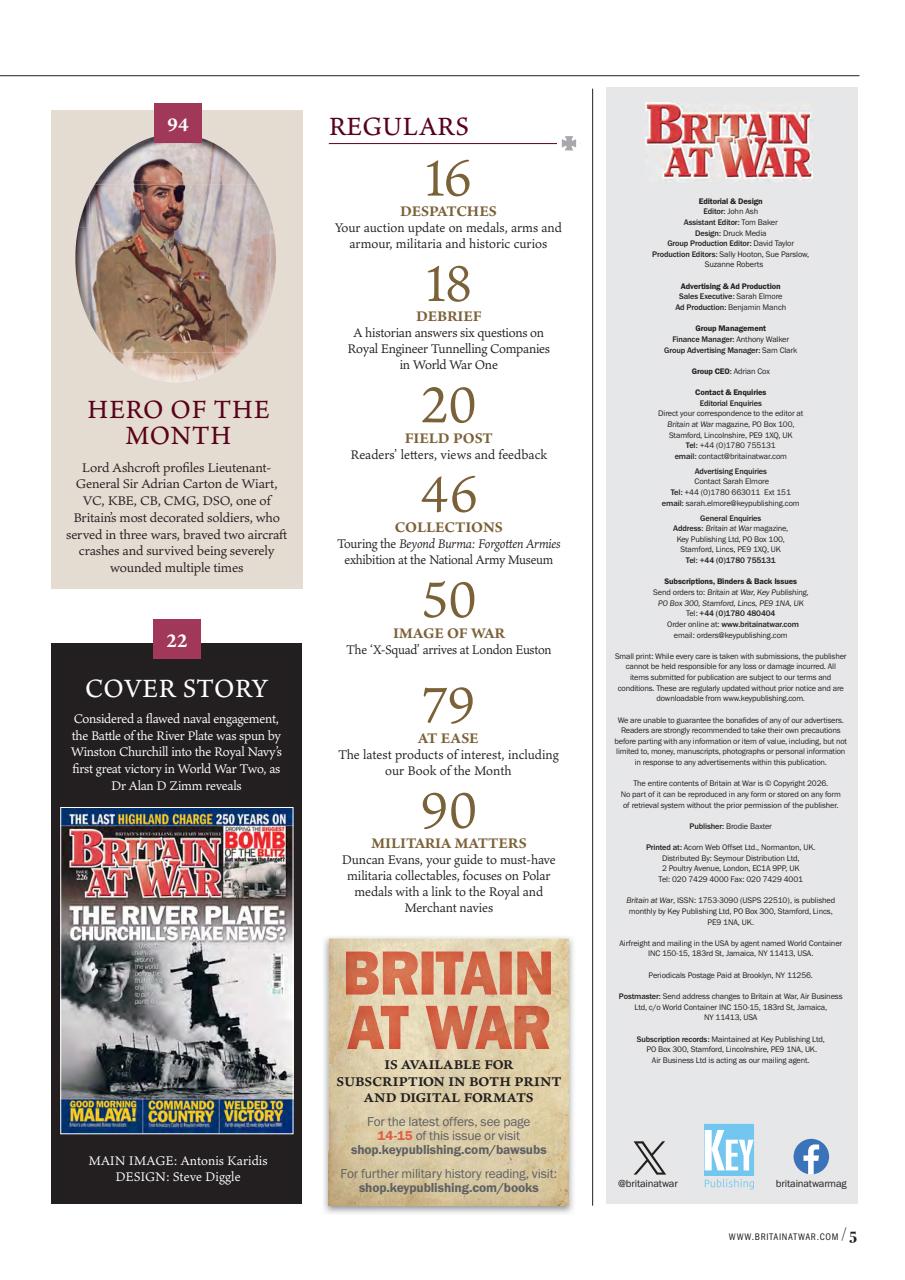 Britain at War Magazine Preview Pages