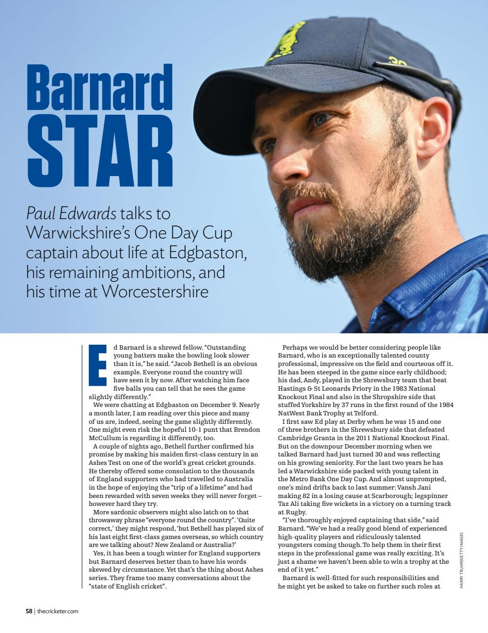 The Cricketer Magazine Preview Pages