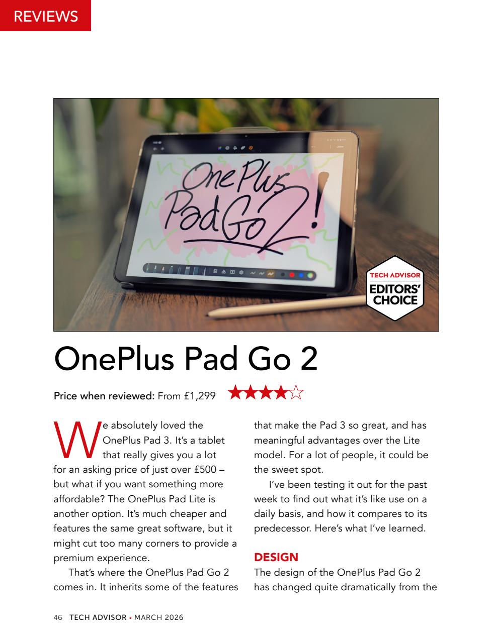 Tech Advisor Preview Pages