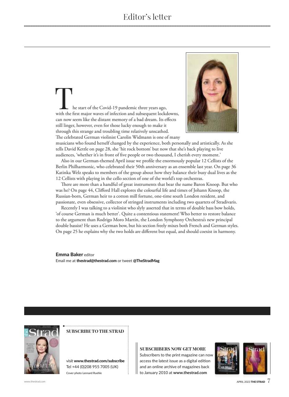 The Strad Preview Pages