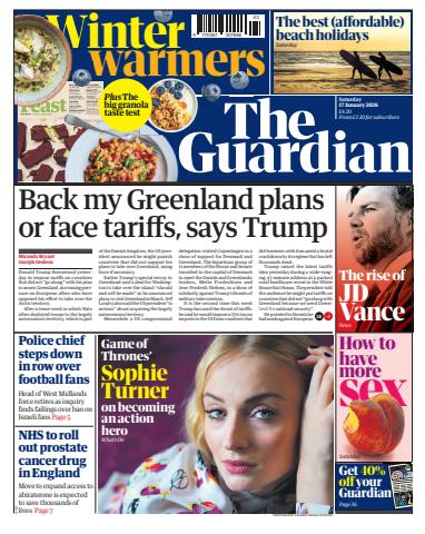 The Guardian Newspaper issue Saturday, 17 January 2026