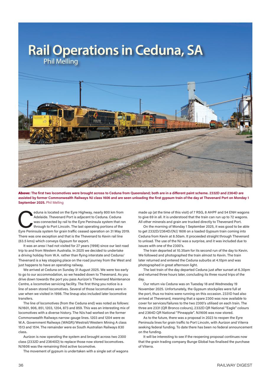 Railway Digest Preview Pages