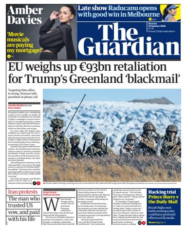 The Guardian Newspaper issue Monday, 19 January 2026