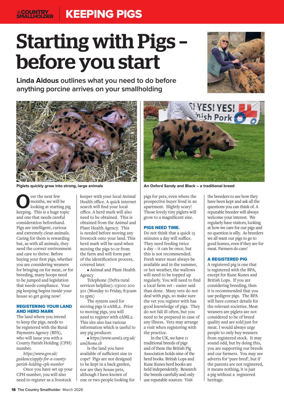 The Country Smallholder Preview Pages