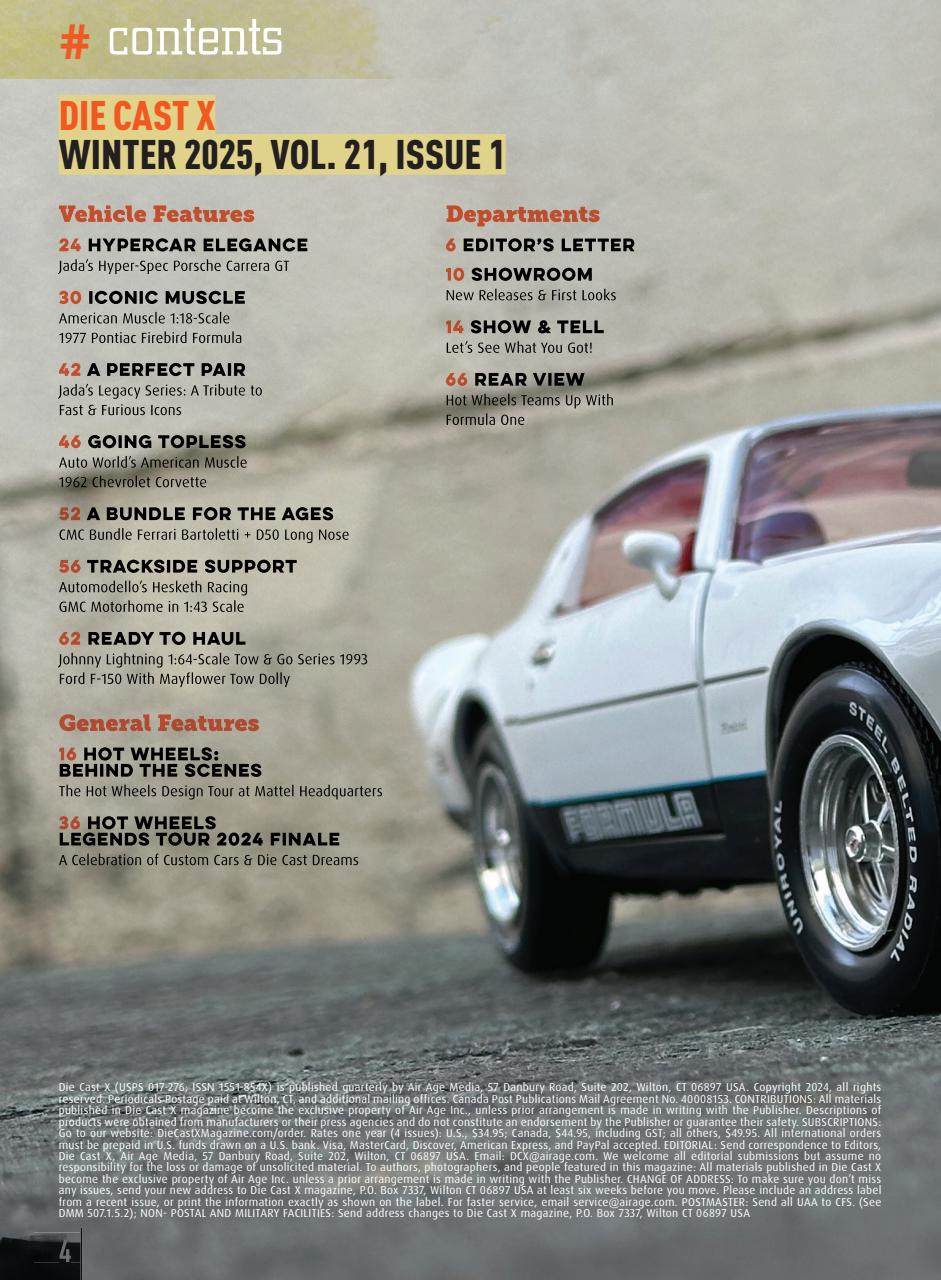 Die Cast X Magazine Preview Pages