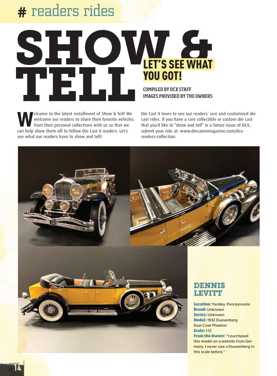 Die Cast X Magazine Preview Pages