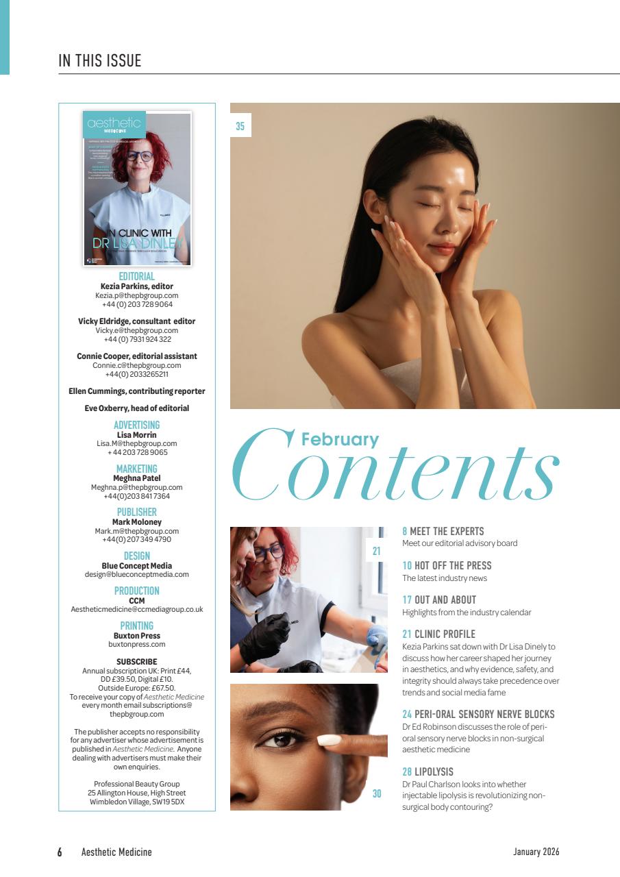 Aesthetic Medicine Preview Pages