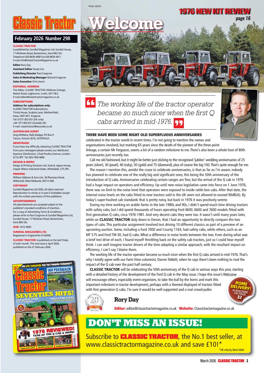 Classic Tractor Preview Pages