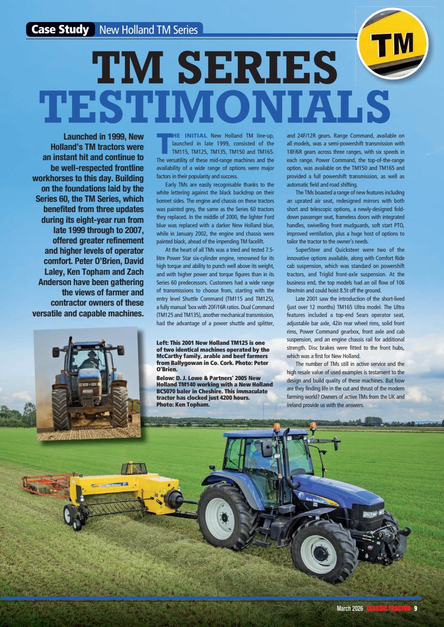 Classic Tractor Preview Pages
