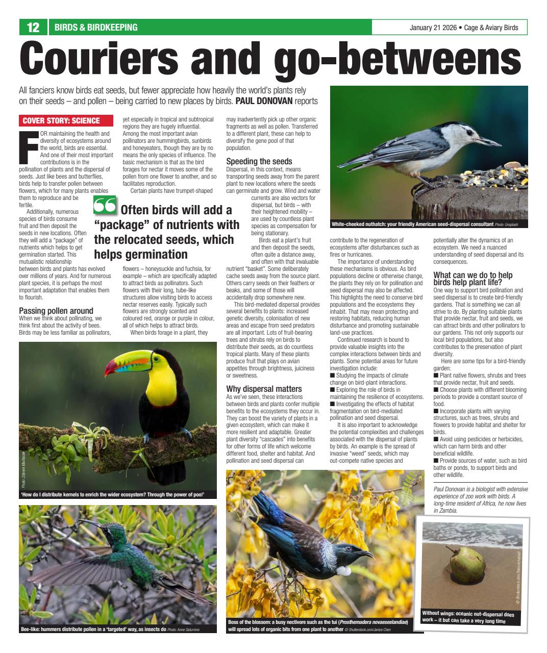 Cage & Aviary Birds Preview Pages