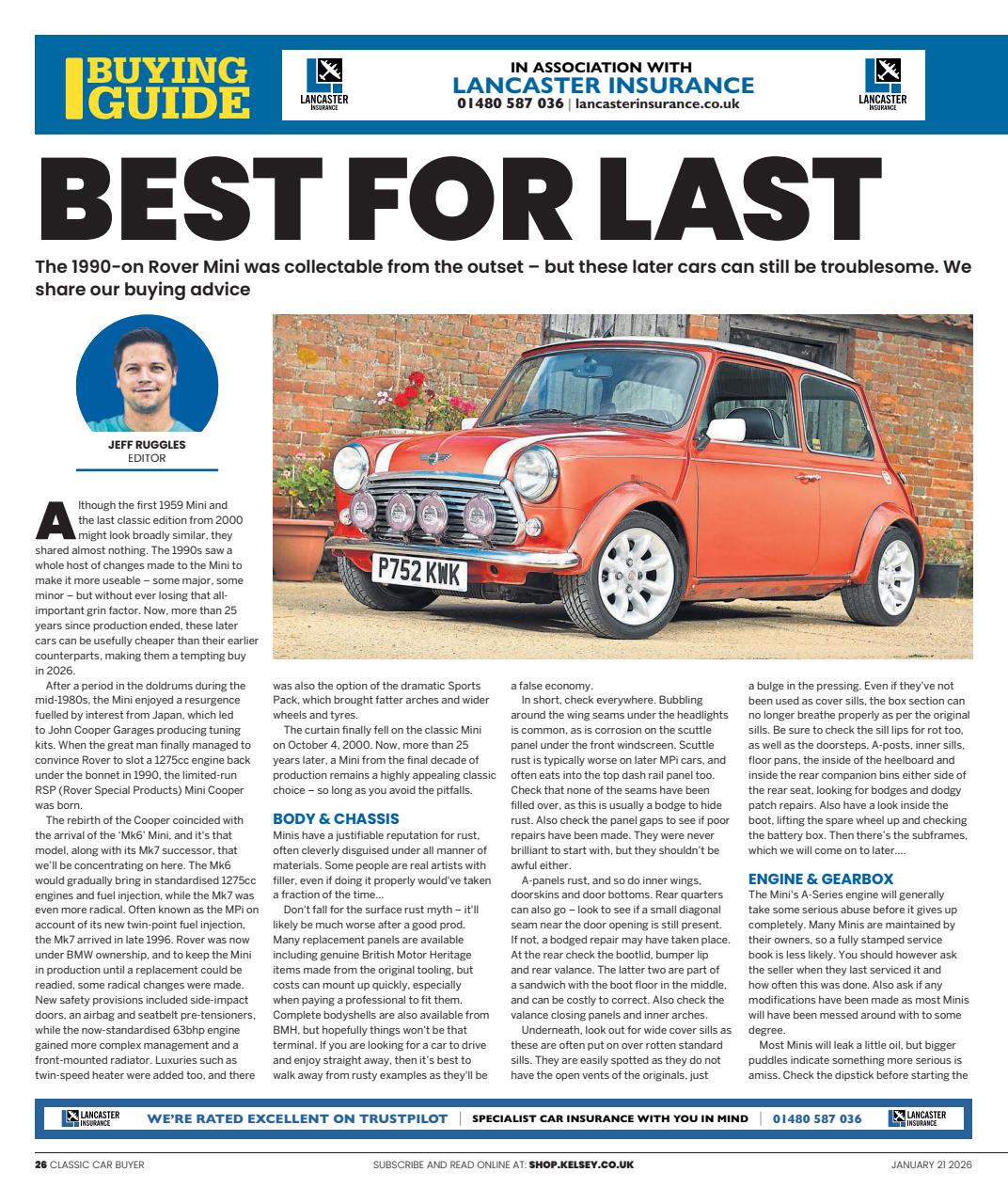 Classic Car Buyer Preview Pages
